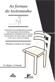 As formas do testemunho: Análise das representações do passado ditatorial | E-BOOK