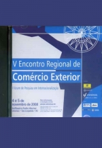 V Encontro Regional de Comércio Exterior – I Fórum de Pesquisa em Internacionalização